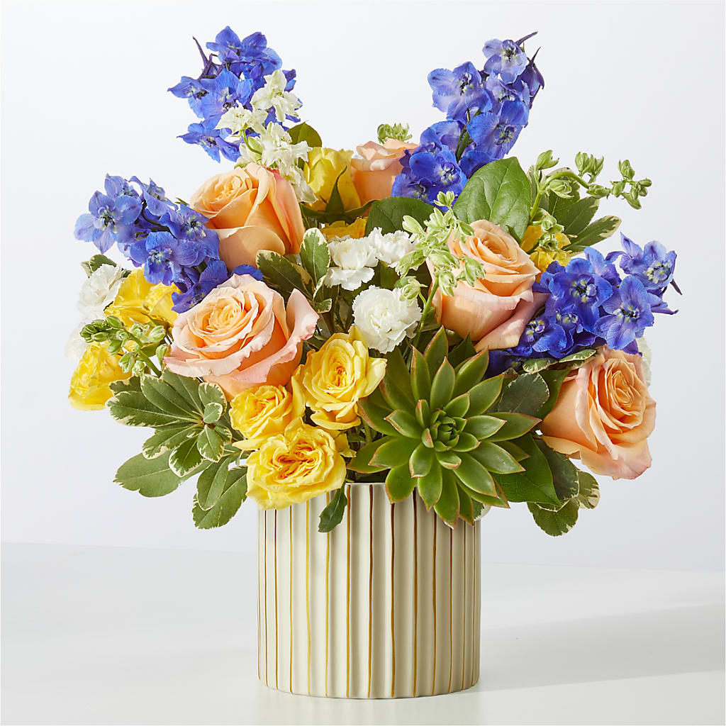 Cobalt Reverie Bouquet – Panda Flowers Canada Inc, Calgary AB