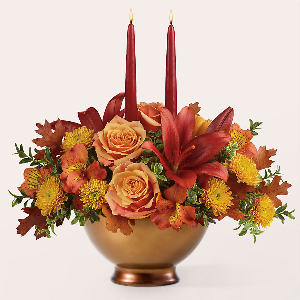 Harvest Table Centerpiece – Panda Flowers Canada Inc, Calgary AB