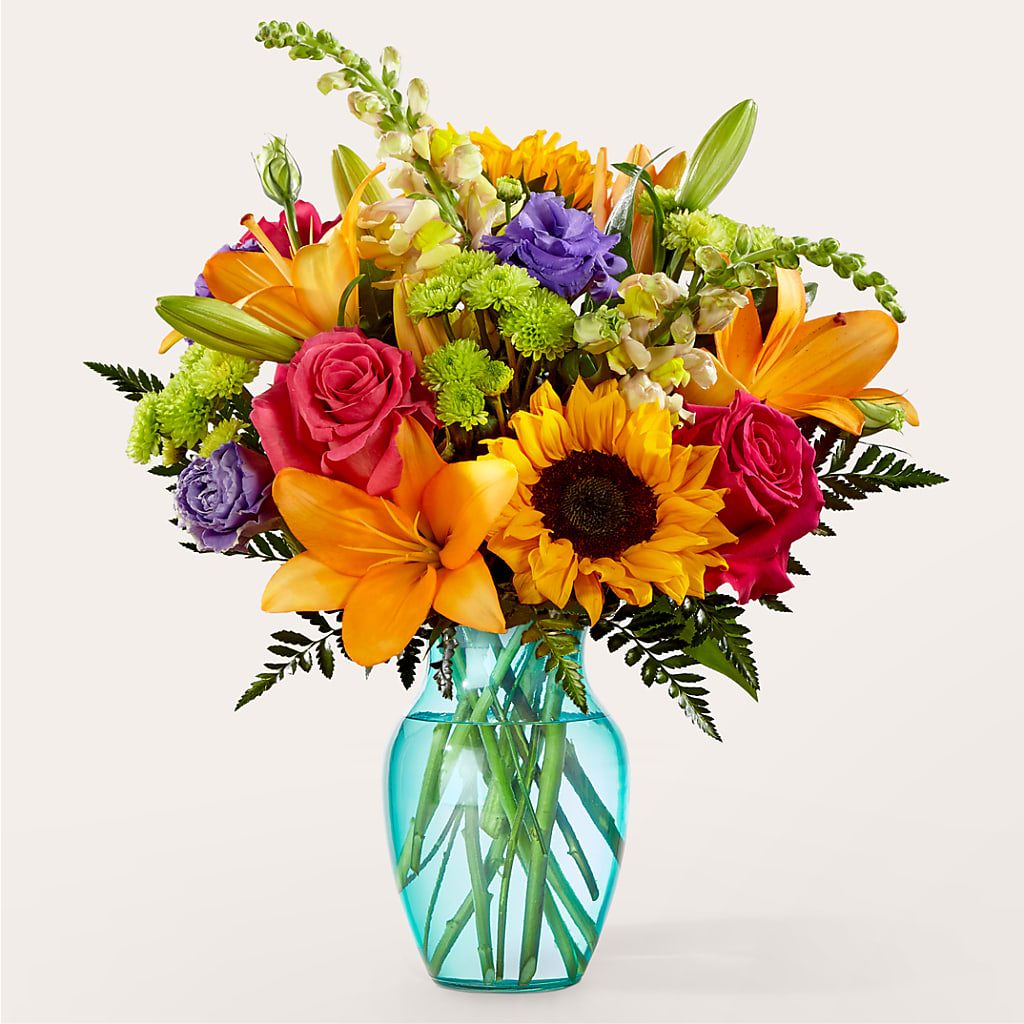 Double Rainbow Bouquet – Panda Flowers Canada Inc, Calgary AB
