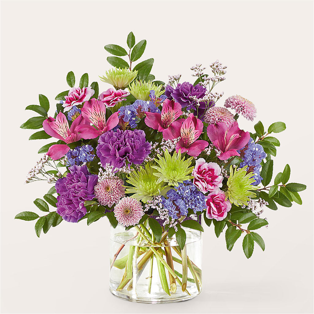 Glass Half Full Bouquet – Panda Flowers Canada Inc, Calgary AB