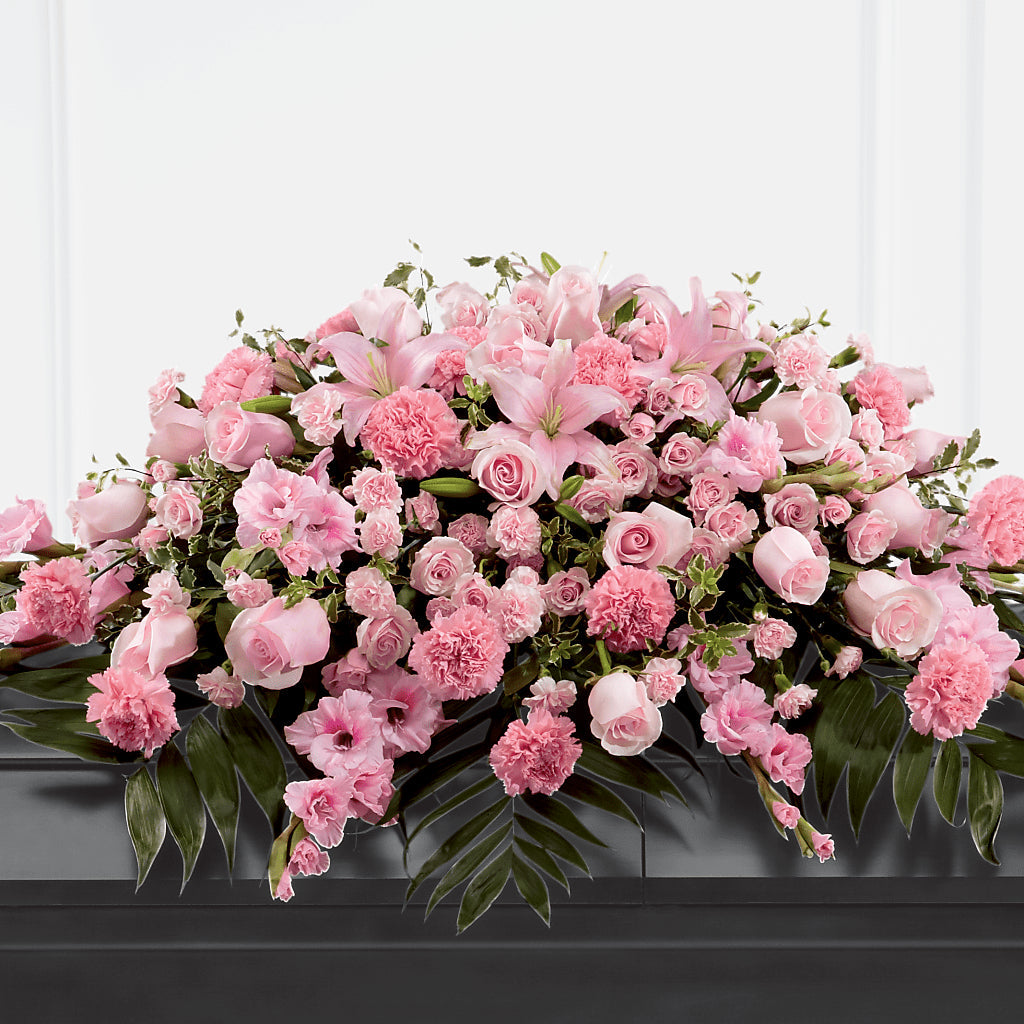 Garden of Comfort Casket Spray (Standard) – Panda Flowers Canada Inc, Calgary AB