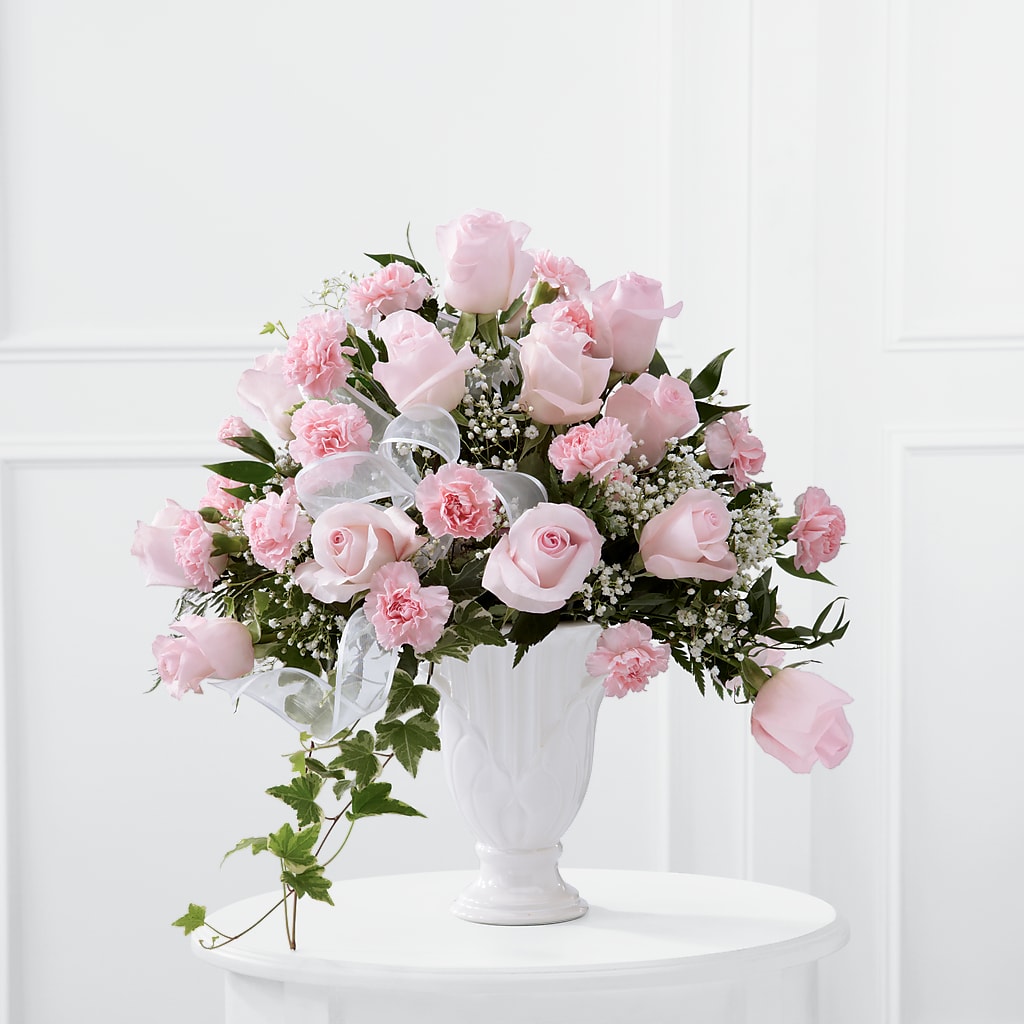 Deepest Sympathy Arrangement – Panda Flowers Canada Inc, Calgary AB