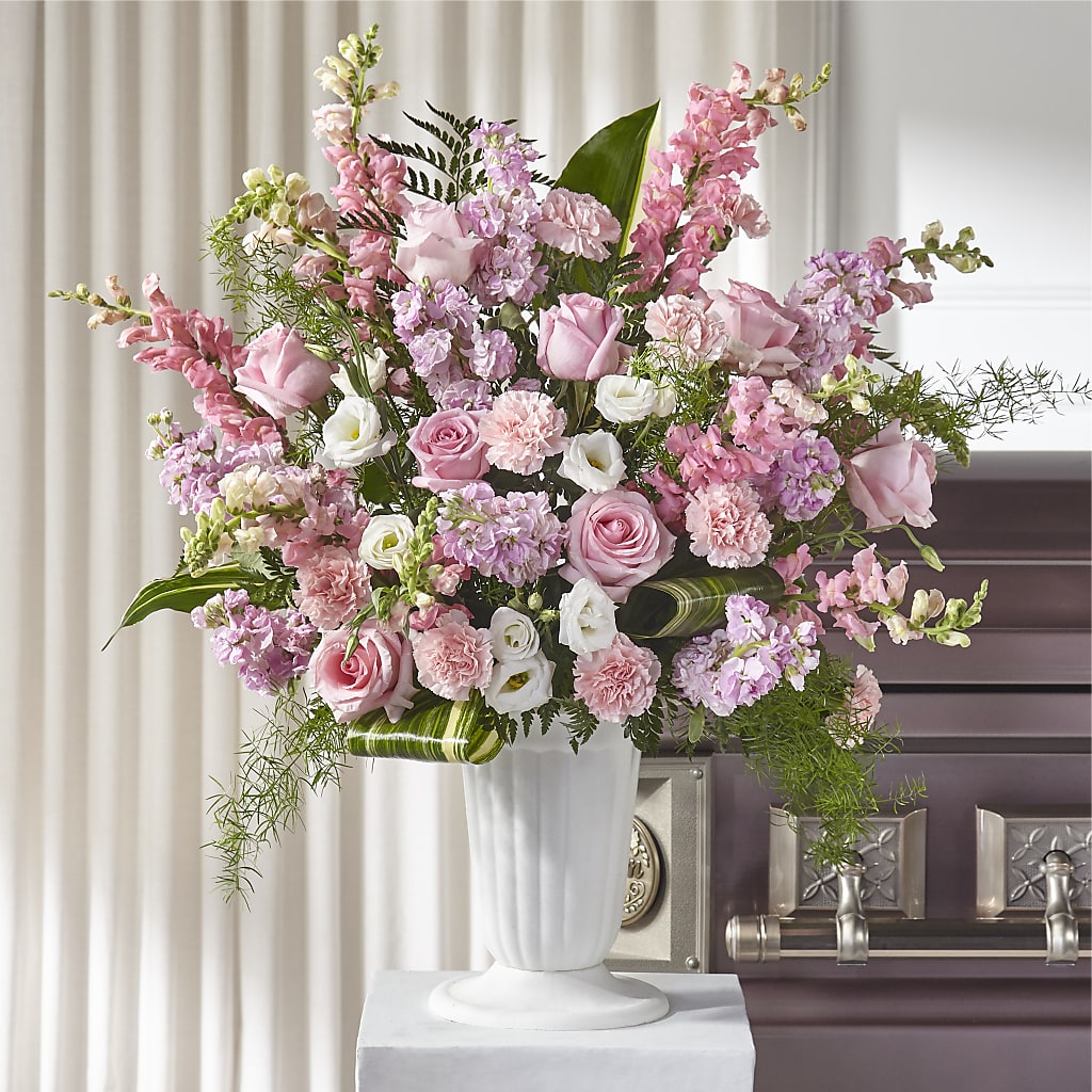Divine Comfort Arrangement – Panda Flowers Canada Inc, Calgary AB