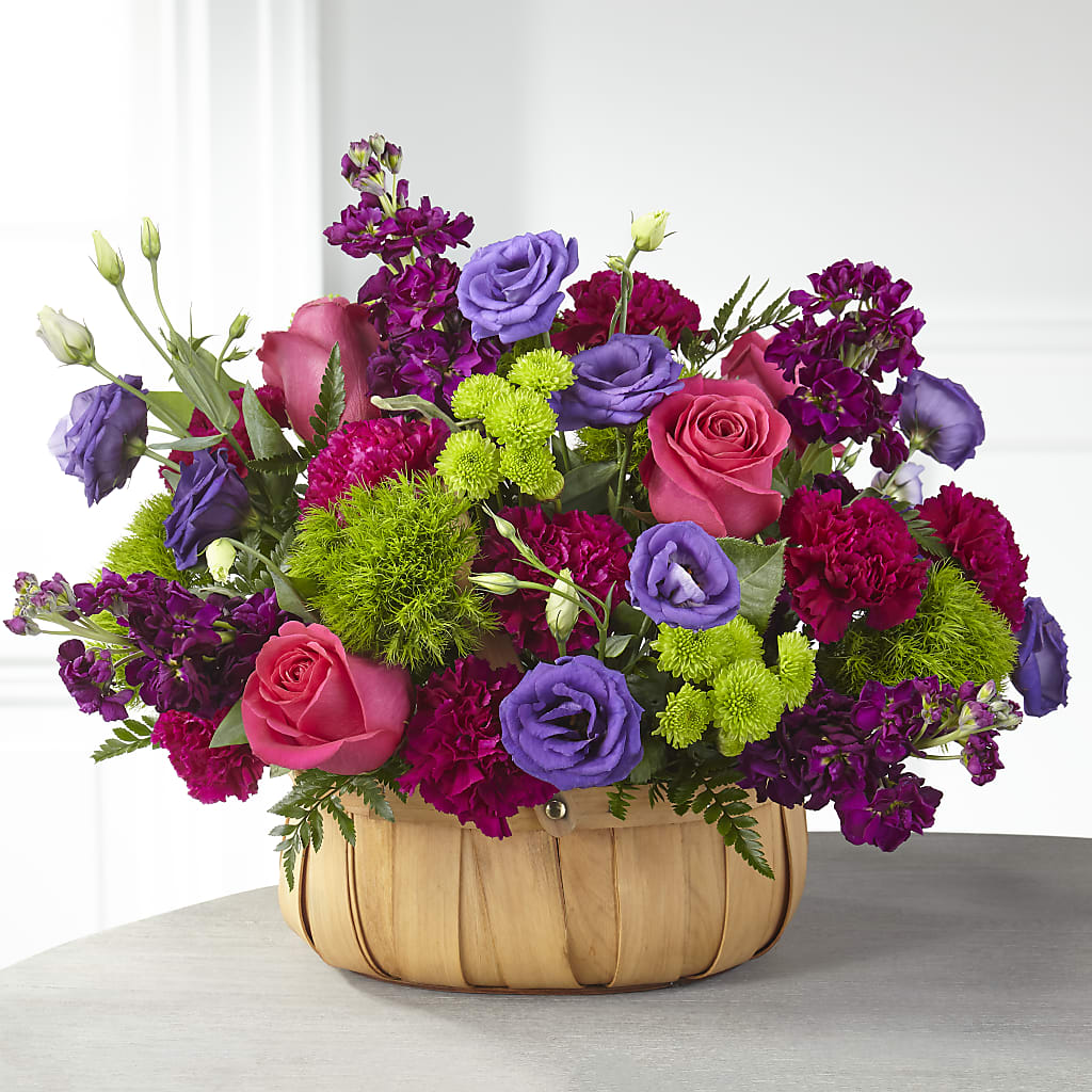 Serene Sanctuary Basket – Panda Flowers Canada Inc, Calgary AB