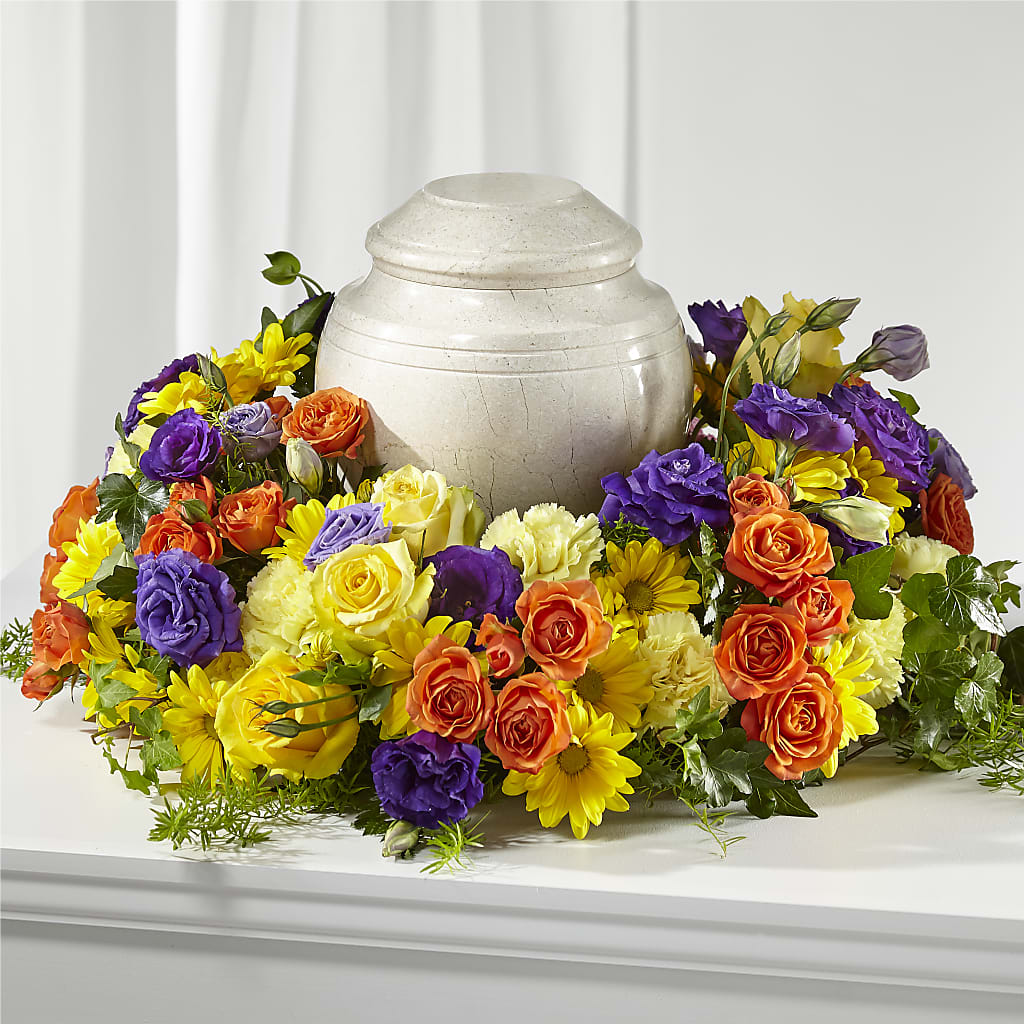 Blossoms of Remembrance Cremation Adornment – Panda Flowers Canada Inc, Calgary AB