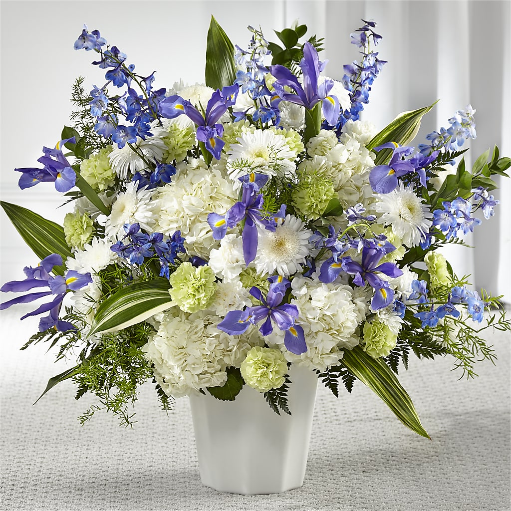 Soft Serenity Floor Basket – Panda Flowers Canada Inc, Calgary AB
