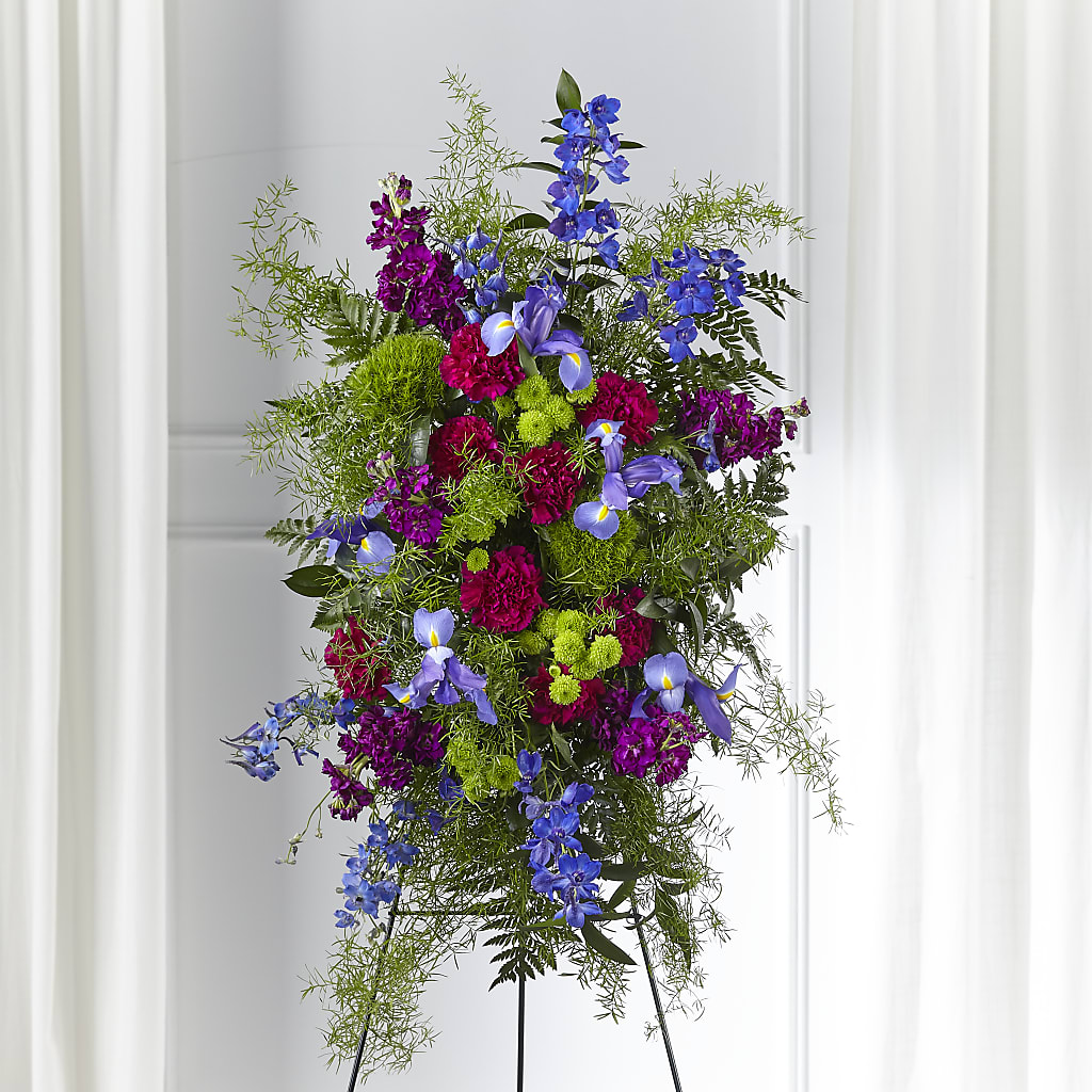 Heavenly Skies Standing Spray – Panda Flowers Canada Inc, Calgary AB