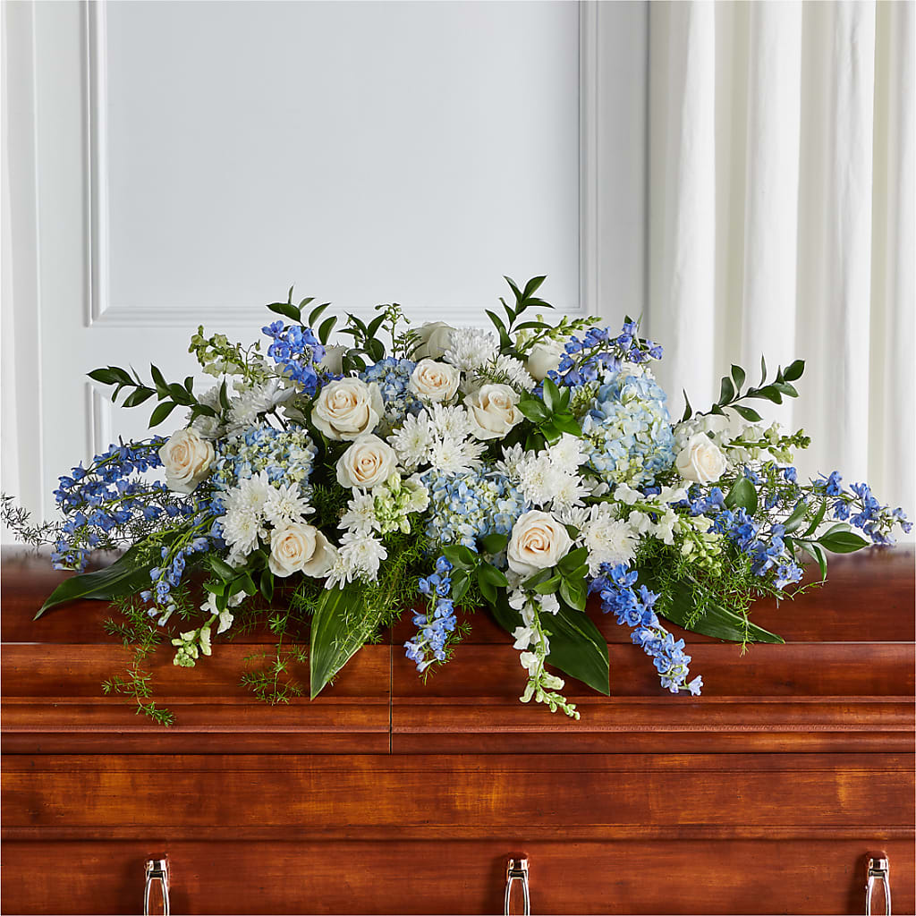 Timeless Essence Casket Spray – Panda Flowers Canada Inc, Calgary AB