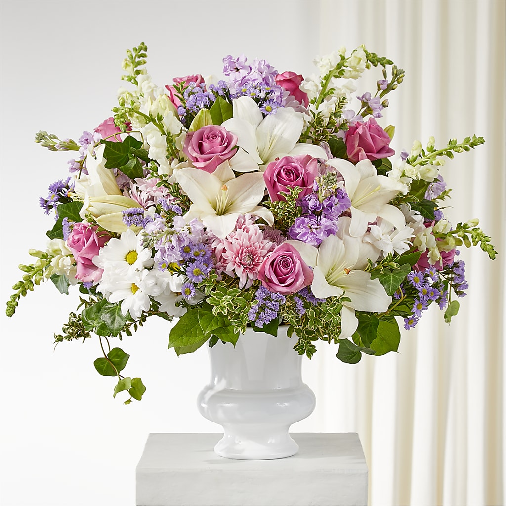 Remarkable Life Urn Arrangement – Panda Flowers Canada Inc, Calgary AB