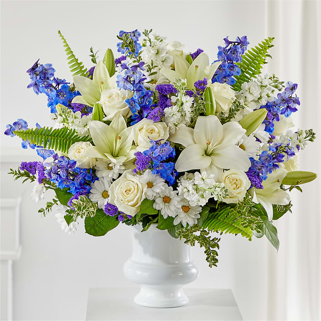Expressions of Hope Urn Arrangement – Panda Flowers Canada Inc, Calgary AB