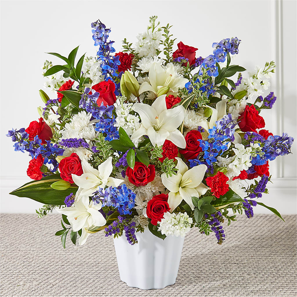 Consoled Floor Basket – Panda Flowers Canada Inc, Calgary AB