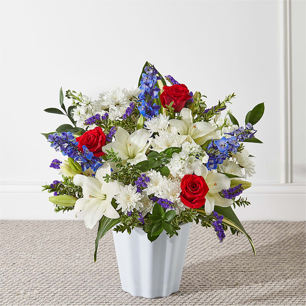 Consoled Floor Basket – Panda Flowers Canada Inc, Calgary AB