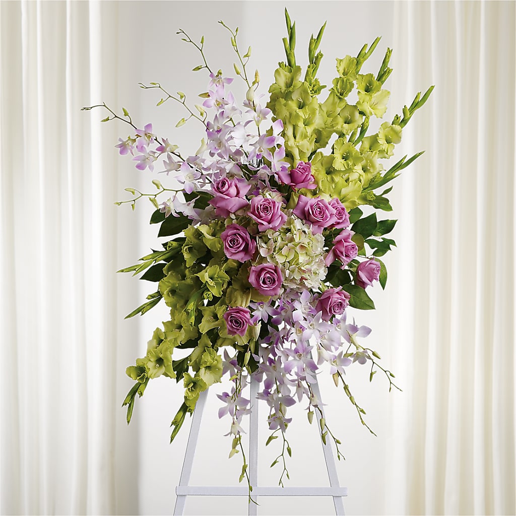 Lasting Legacy Standing Spray – Panda Flowers Canada Inc, Calgary AB