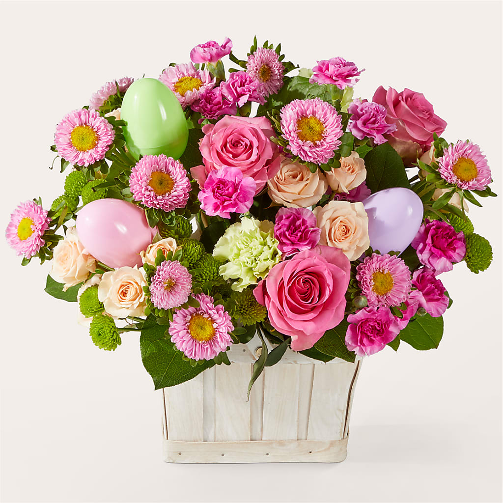 Get Eggcited Basket – Panda Flowers Canada Inc, Calgary AB