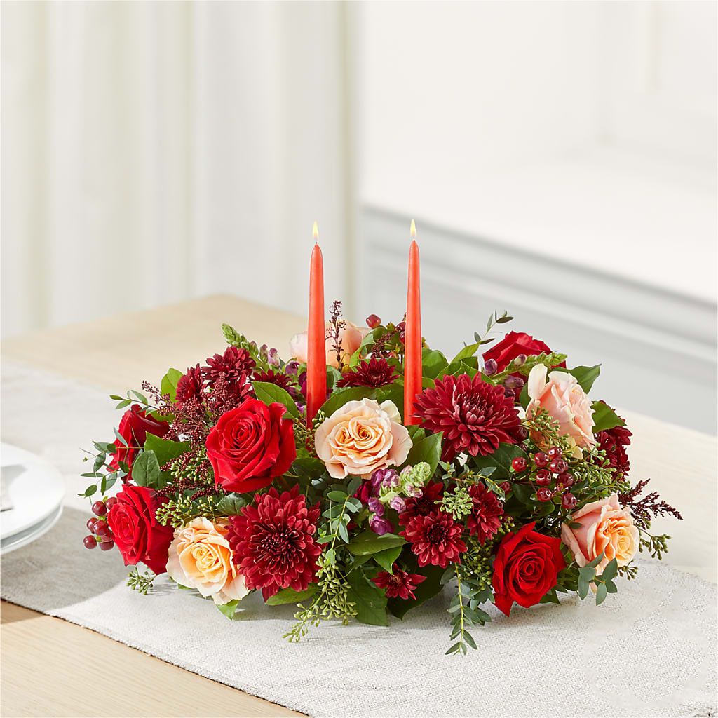 Most Thankful Centerpiece – Panda Flowers Canada Inc, Calgary AB
