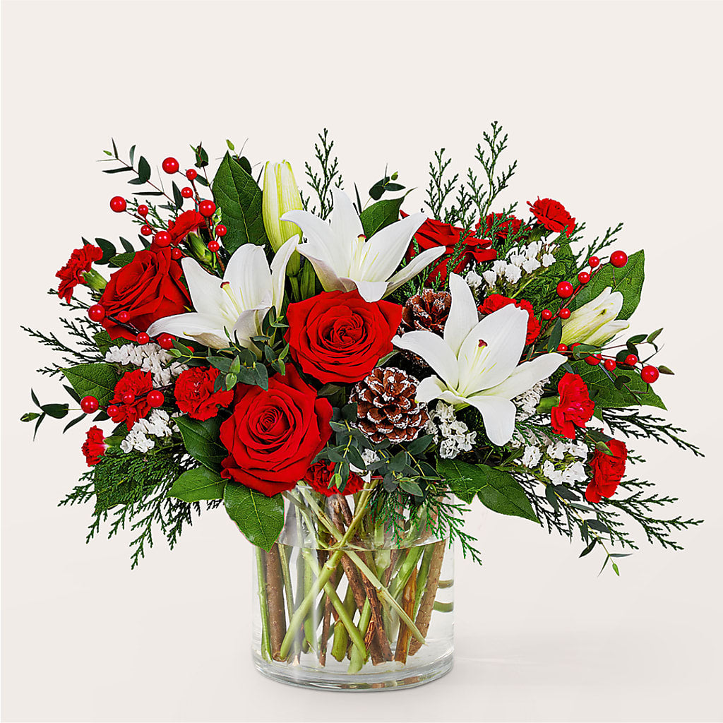 Best in Snow Bouquet – Panda Flowers Canada Inc, Calgary AB