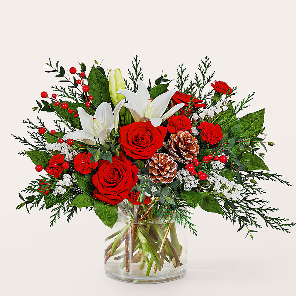 Best in Snow Bouquet – Panda Flowers Canada Inc, Calgary AB