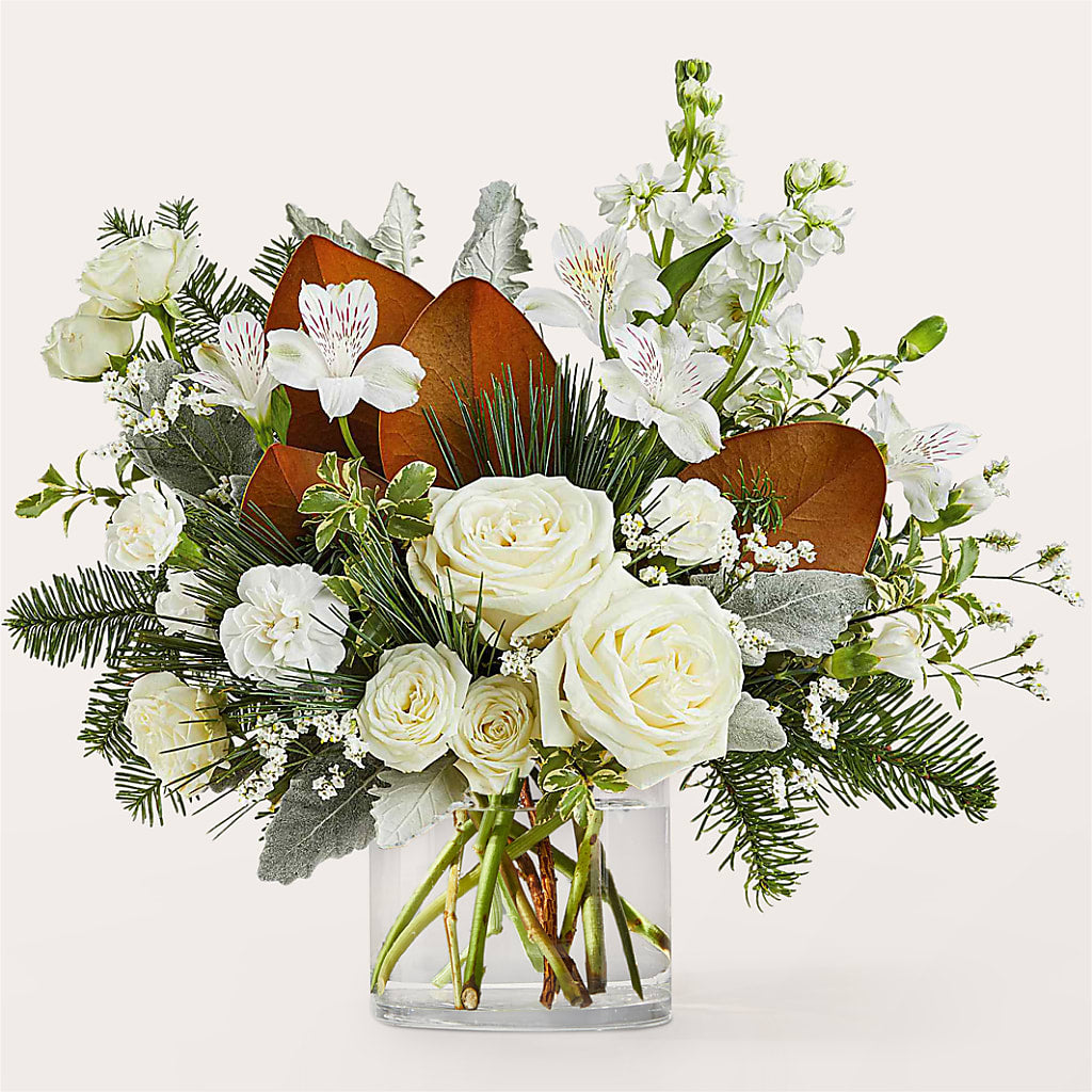 Fresh Snowfall Bouquet – Panda Flowers Canada Inc, Calgary AB