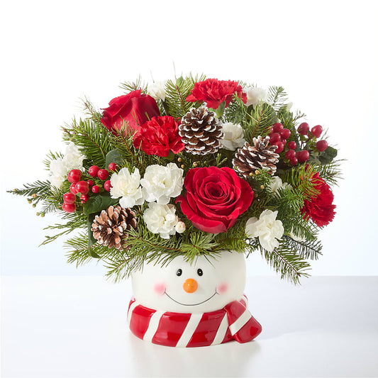 Jolly Snowman Bouquet –  Panda Flowers Canada Inc, Calgary AB