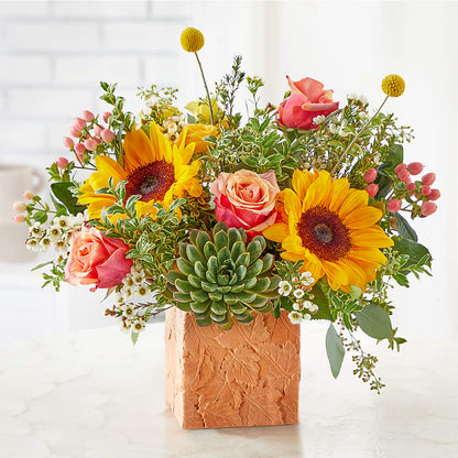 Sunflower Season Bouquet –  Panda Flowers Canada Inc, Calgary AB