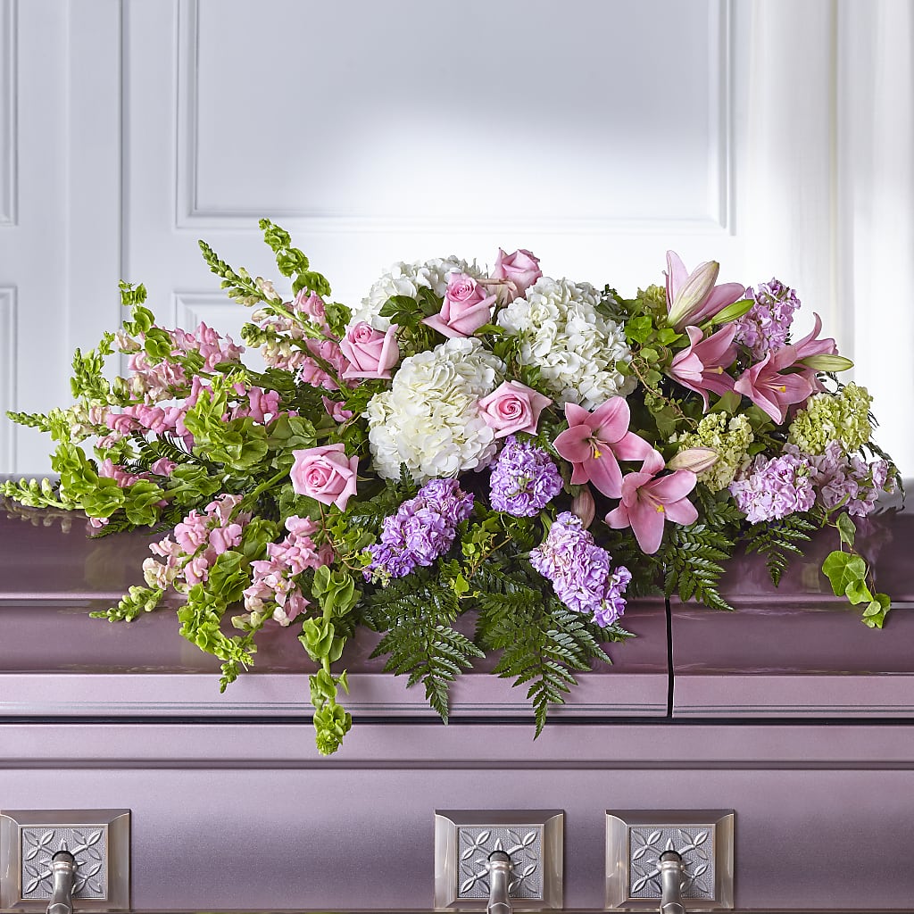 Life's Gratitude Casket Spray –  Panda Flowers Canada Inc, Calgary AB