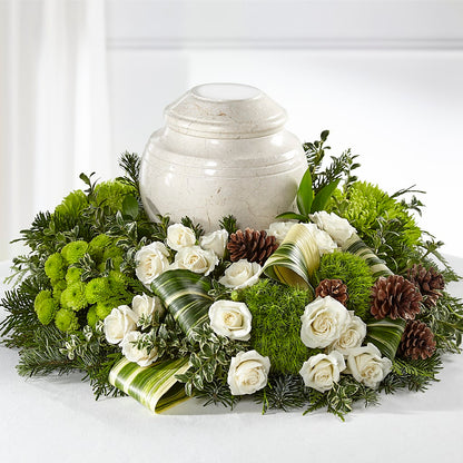 Precious Evergreen Cremation Adornment –  Panda Flowers Canada Inc, Calgary AB