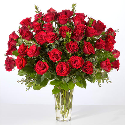 Forever Yours Fifty Stem Red Rose Bouquet –  Panda Flowers Canada Inc, Calgary AB