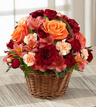 Autumn Treasures (Basket) - Flower Delivery Calgary - Panda Flowers